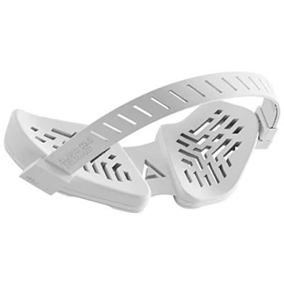 Abbildung von DELTAHUB Carpio G2.0 ergonomische Handgelenkauflage für Rechtshänder, mit Silikonband, Handgelenkstütze, Reduziert Überstreckung, Ermüdung &amp; Handgelenkschmerz, leichtes Gleiten Small/Weiß