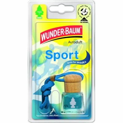 Abbildung von WUNDER BAUM 461203/4 Lufterfrischer 4 er Set Duftflakon Sport