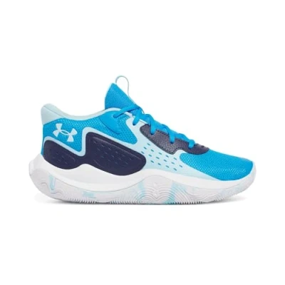 Abbildung von Under Armour JET Basketballschuh, Herren, Größe: 40.5, Electric blue Leder und textil