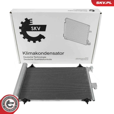 Abbildung von ESEN SKV 86SKV317 Klimakondensator mit Trockner Aluminium 560mm