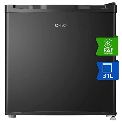Abbildung von CHiQ CSD31D4E Minibar, 31 Liter, 2 Fächer, 24 C bis +10 C, Gefrier Kühlschrank, 41 dB