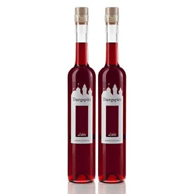 Abbildung von Burgspitz® 2 Flaschen à 0,7 Liter Beerenlikör Beerenliqueur, Kultbrand Nürnberg, Direkt vom Hersteller, Sensationell, Höchste Qualitäts Prinzipien Likör 500ml