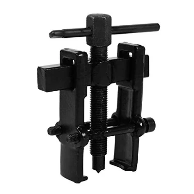 Abbildung von Zwei Kiefer Radlagerabzieher, Keenso Kohlenstoffstahl Einstellbare Riemenscheibe Entferner Handwerkzeug Pilot Lager Abzieher Entfernungswerkzeug Kit(2.5 Zoll（35x45）)