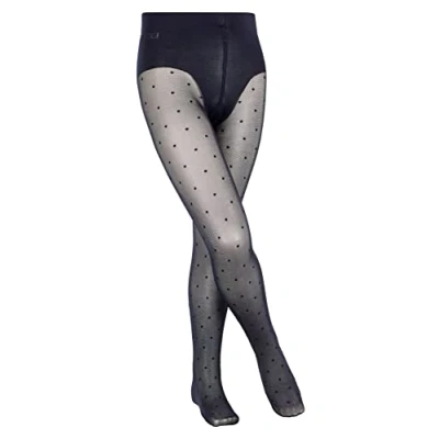 Abbildung von Falke Romantic DOT Strumpfhose für Kinder, Größe: 122/128, Marine (6179)