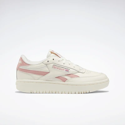 Abbildung von Reebok Classic CLUB C Double Sneaker low, Damen, Größe: 36, Chalk/smokey rose/chalk Leder und lederimitat