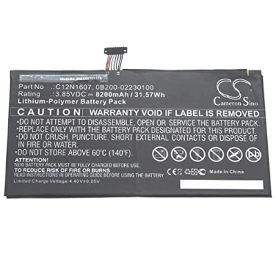 Abbildung von vhbw Akku kompatibel mit Asus Transformer Mini T103HA, T103HAF Tablet Pad (8200 mAh, 3,85 V, Li Polymer)