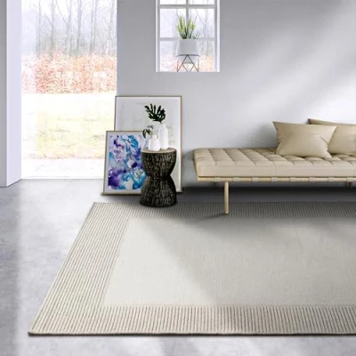 Abbildung von Villeroy &amp; Boch Wollteppich &quot;Johann&quot;, rechteckig, Schurwolle, Wolle, Natur, Wohnzimmer, Schlafzimmer, Boho, Skandi