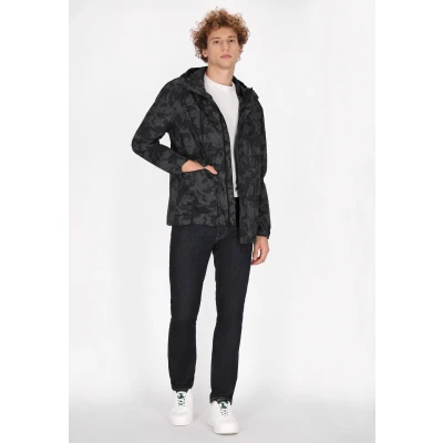 Abbildung von Schmuddelwedda Anorak Outdoorjacke, Herren, Größe: Large, Dunkelgrau schwarz camouflage