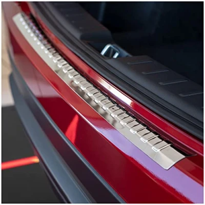 Abbildung von tuning art L369 Edelstahl Ladekantenschutz passend für Mitsubishi Eclipse Cross 2018 2021, Farbe:Chrom