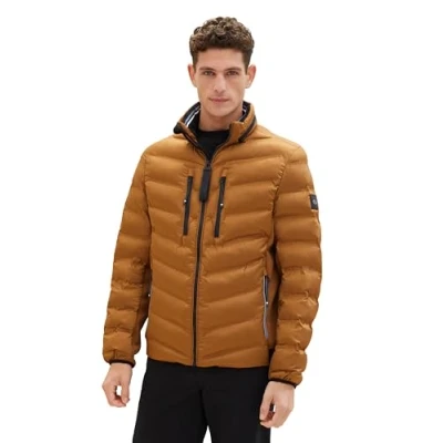Abbildung von TOM Tailor Winterjacke, Herren, Größe: 3XL, Deep cognac