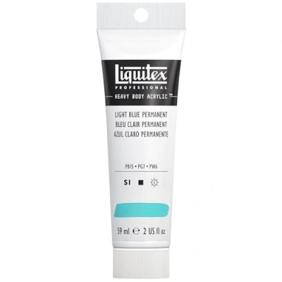 Abbildung von Liquitex 1045770 Professional Heavy Body Acrylfarbe in Künstlerqualität mit ausgezeichneter Lichtechtheit buttriger Konsistenz, 59ml Tube Hellblau permanent