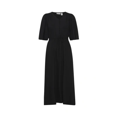 Abbildung von Fransa Kamma Maxikleid, Damen, Größe: Large, Black