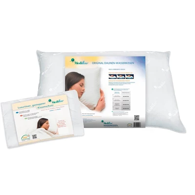 Abbildung von Mediflow Wasserkissen &quot;Mediflow Kombipack Original + Luxus Schonbezug 50x70 cm&quot;, (2 tlg.)