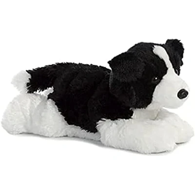 Abbildung von Aurora, 31566, Flopsies Border Collie, 30cm, Plüschtier, schwarz/weiß