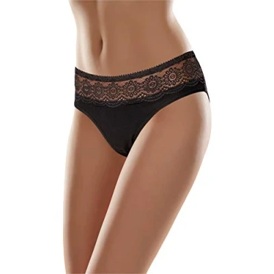 Abbildung von Merry Style Damen Slip MSGAB21 (Schwarz, 40 (Herstellergröße: L))