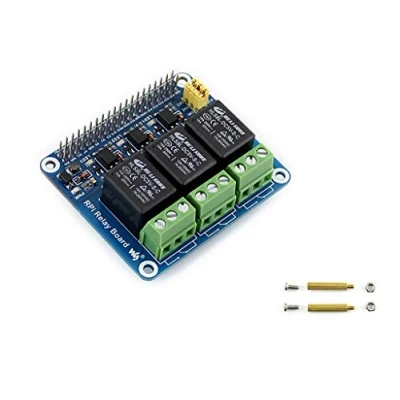 Abbildung von Waveshare Raspberry Pi Power Relay Board Expansion Module Three Channel(3 ch) for A+/B+/2B/3B/3B+/4B