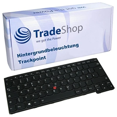 Abbildung von Orig Notebook Ersatz Tastatur mit Hintergrundbeleuchtung und Trackpoint/Keyboard Laptop Deutsch QWERTZ für IBM Lenovo Thinkpad Yoga 14&quot; S3 460 P40 (Deutsches Tastaturlayout)