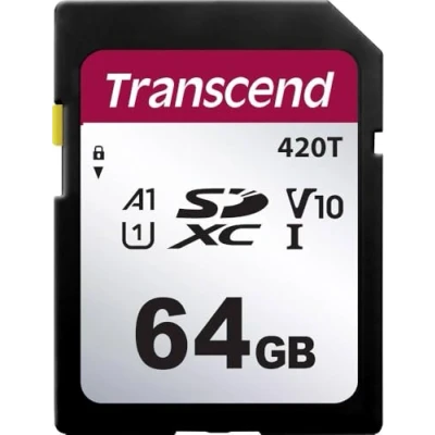 Abbildung von Transcend TS64GSDC420T SD Karte 64GB v30 Video Speed Class