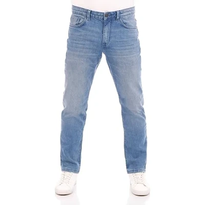 Abbildung von TOM Tailor Marvin Jeans Straight Leg, Herren, Größe: 34x34, Light stone blue denim