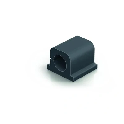 Abbildung von Durable Kabel Klemmen Cavoline Clip Pro 1 (selbstklebend für Netzkabel, Ø 10 mm) 6 Stück, graphit , 504237