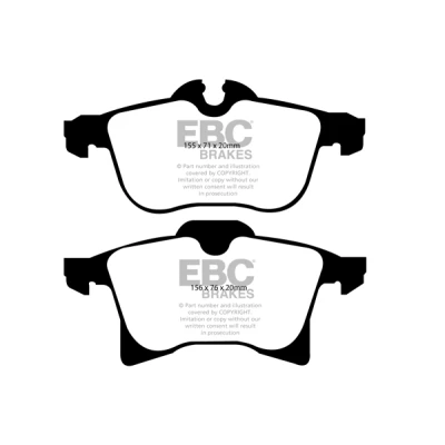 Abbildung von Bremsbelagsatz EBC BRAKES Green Stuff DP21520, Vorne