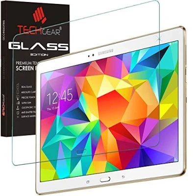 Abbildung von Samsung Galaxy Tab S 26,67 cm TEACHGEAR (SM T800/SM T805) Serie Displayschutz aus gehärtetem Glas echtem Edition Schutzhülle