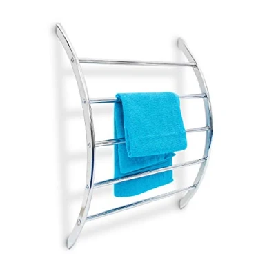 Abbildung von relaxdays Handtuchhalter Wand Stahl 5 Stangen