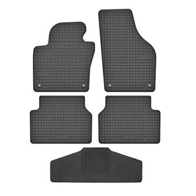 Abbildung von Fußmatten Vorne, Hinten + Tunnel Matte 5er Set für VW Tiguan 2007 2016 5N Gummi Gummimatten