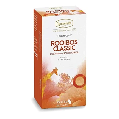 Abbildung von Ronnefeldt Teavelope &#039;Rooibos CLASSIC&#039;, Kräutertee mit Tro 25 Beutel, 45 g, Menge:6 Stück
