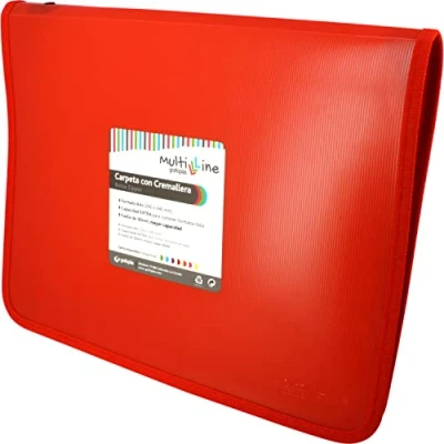 Abbildung von grafoplas 4802251 Ordner mit Reißverschluss, rot, A4 +