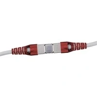 Abbildung von Goobay 79577 Slim CAT 6 Kabelverbinder / Kabelmuffe LSA Netzwerkkabel Verbinder 250 MHz Kupplung zur LAN Kabel Verlängerung AWG 22 24 STP