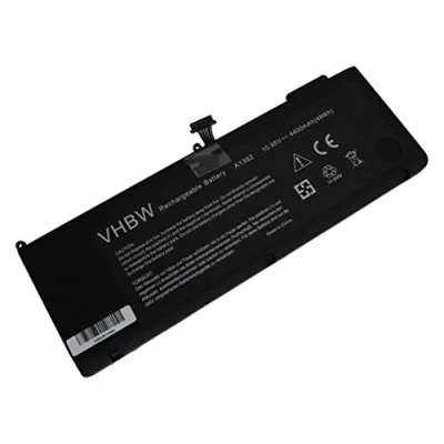 Abbildung von vhbw 1x Akku kompatibel mit Apple MacBook Pro 15&quot; 2012, MC721LL/A, 2011 Notebook (4400 mAh, 10,95 V, Li Polymer)