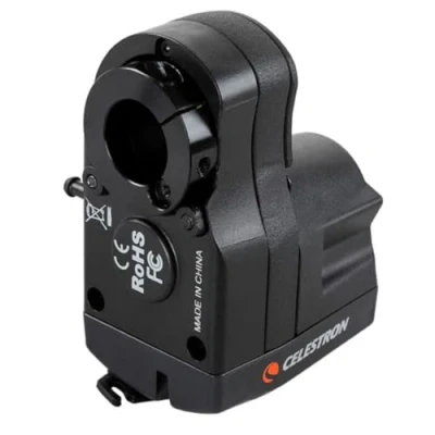 Abbildung von Celestron 94155 A Fokusmotor für Schmidt Cassegrain , EdgeHD und RASA Teleskope ermöglicht elektronisches Fokussieren, bringt Himmelskörper in scharfen Fokus, Schwarz