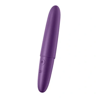 Abbildung von Satisfyer, Minivibrator, Ultra Power Bullet 6&#039;, 13 cm, wasserdicht (IPX7), medizinisches Silikon, wiederaufladbar, Farbe:Violett