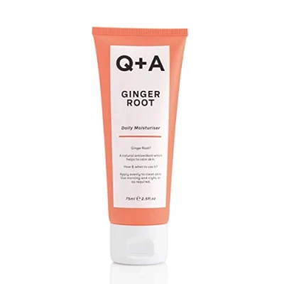 Abbildung von Q+A Ingwer Feuchtigkeitscreme für jeden Tag. Eine beruhigende fürs Gesicht mit Antioxidantien. 75 ml