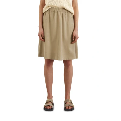 Abbildung von Marc O&#039;Polo Ausgestellter Ausmix Alinienrock, Damen, Größe: 32, Summer sand