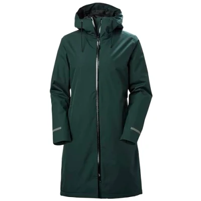 Abbildung von Damen Helly Hansen W Aspire Rain Coat, Dunkelste Fichte, XS