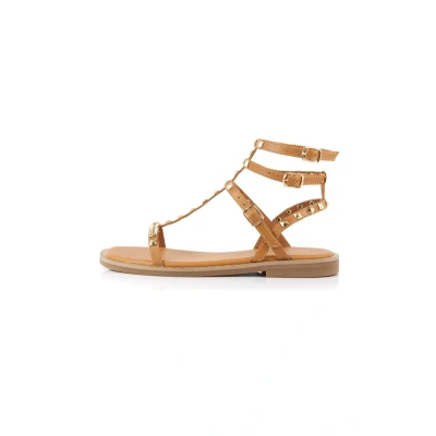 Abbildung von Les Tropeziennes par M Belarbi Coralie Riemensandalette, Damen, Größe: 41, Tan Schuhe