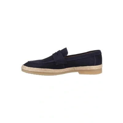 Abbildung von Hush Puppies Laurence Wildleder Herren Slipper Navy
