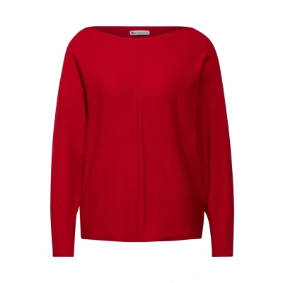Abbildung von Street One Dolman Strickpullover, Damen, Größe: 36, Rot
