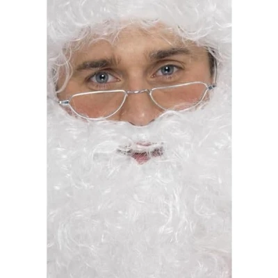 Abbildung von Metamorph Kostüm Weihnachtsmannbrille Arzt Brille für Fasching, Ein Brillengestell mit abgeflachter Oberseite