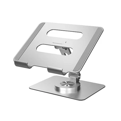 Abbildung von My Wall Klappbare Halterung für Tablets &amp; Smartphones HT18L, bis 14 Zoll, Tischhalterung Tablet, Handy Halterung, Ergonomisch einstellbar, 360 Drehung, Aluminiumständer, Tablet Ständer