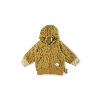 Abbildung von sigikid Welcome TO THE Jungle Sweatjacke für Kinder, Größe: 98, Grün jacke