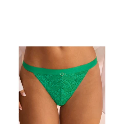 Abbildung von Lascana Tanga String, Damen, Größe: 32/34, Amazon green