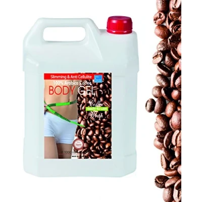 Abbildung von Bleumarine Bretania Kaffee &amp; Meeresalgen Anti Cellulite Gel Vitamin B3/E Kaffeebohnen Extrakt Natürliches Spa, Mehrfarbig, 1000 ml