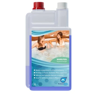 Abbildung von KaiserRein Whirlpool Desinfektionsmittel 1L ohne Chlor Zuverlässige Wasserpflege und Reinigung für Eisbäder, Whirlpools, Pools, Reiniger Desinfektion, Whirlpoolreiniger, Poolreiniger