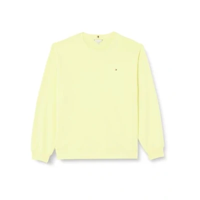 Abbildung von Tommy Hilfiger Curve FLAG ON Chest Sweatshirt, Damen, Größe: 52, Yellow tulip