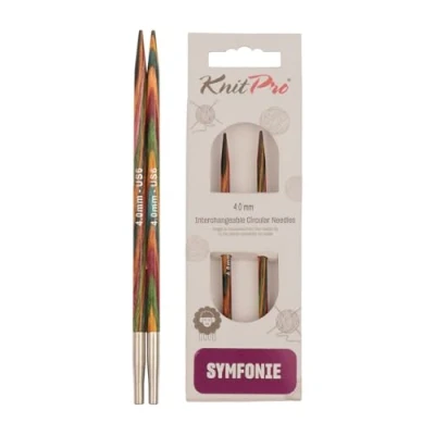 Abbildung von KnitPro 20421 wechselbare Nadelspitzen Symfonie Holz kurz, 4,00 mm