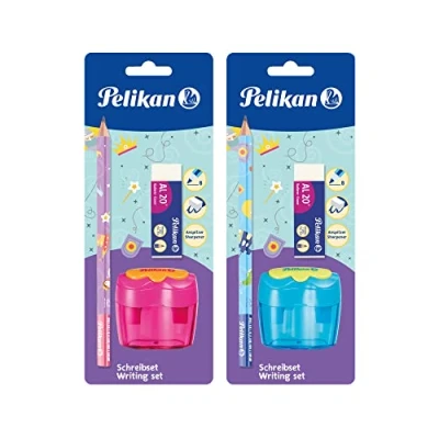 Abbildung von Pelikan 807432 Starterset mit Schreiblernbleistift, Radierer und Anspitzer