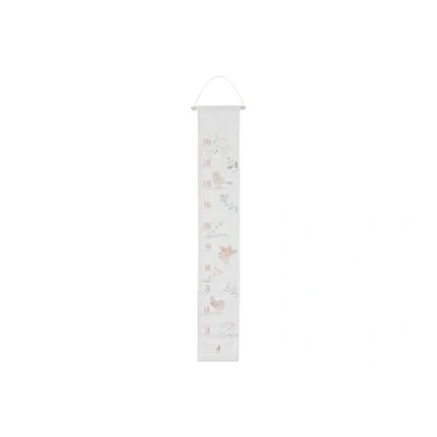 Abbildung von Jollein Messlatte für Kinder Lovely Birds 100% Baumwolle Zur Länge Von 140cm Vögeln Und Zweigen Print